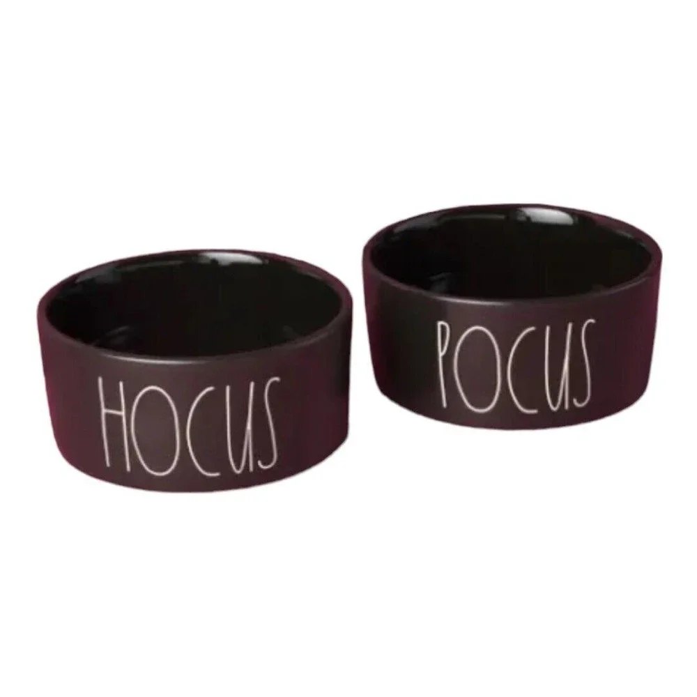 Rae Dunn Halloween HOCUS POCUS Black & White 6